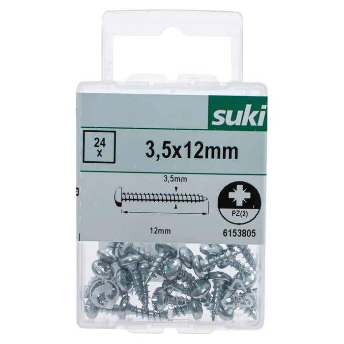WOOD SCREW 3.5X12MM SUKI - Винтове<<<Винтове и болтови съединения<<<Инструменти и железария<<<Praktiker