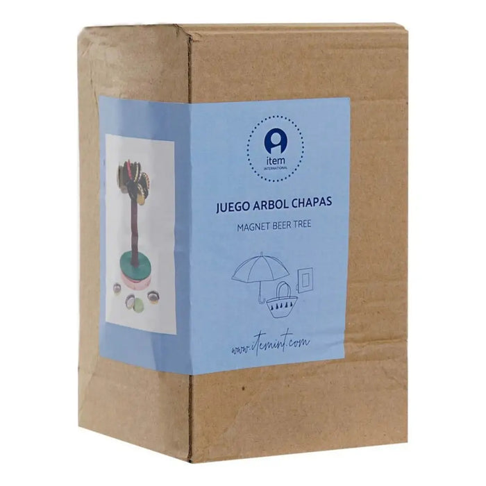 Wooden Game DKD Home Decor Brown Green polypropylene Plastic 9,5 x 9,5 x 15,5 cm - Декорация и Осветление<<<Дом