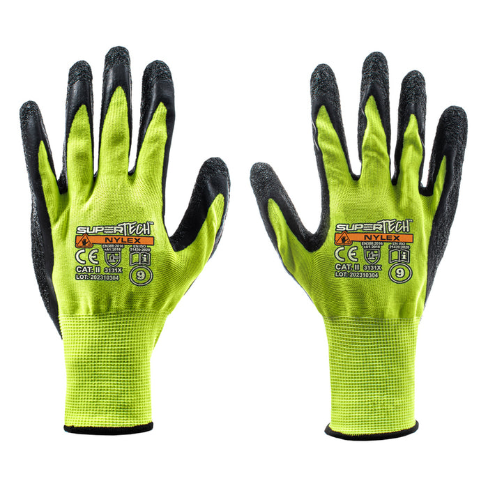 GLOVES SIZE: 9 WORKLINK ST NYLEX