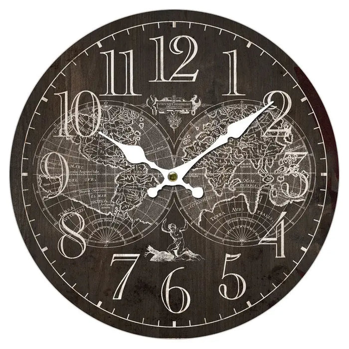WORLD WALL CLOCK F34 CM. MIX - Часовници<<<Декорации<<<Мебели и интериор<<<Praktiker