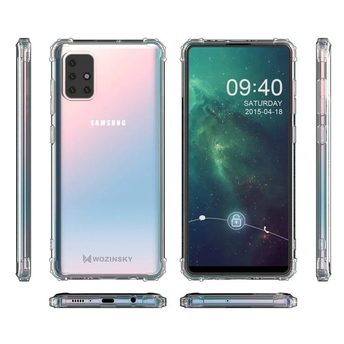 Wozinsky Anti Shock durable case with Military Grade Protection for Samsung Galaxy M51 transparent - Cell phone cases