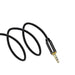 Wozinsky AUX cable angled (male-male) mini jack cable 2 m black - Audio cables<<<HurtelXML