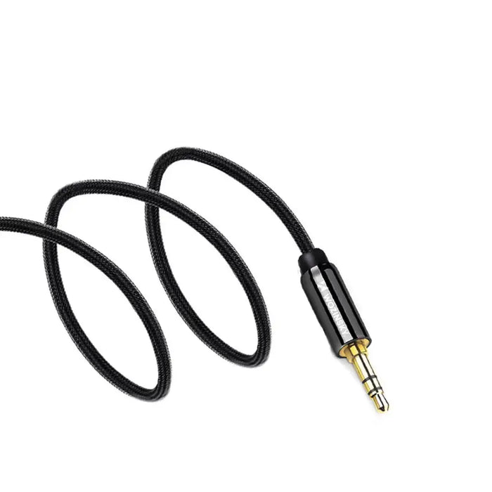 Wozinsky AUX cable angled (male-male) mini jack cable 3 m black - Audio cables<<<HurtelXML