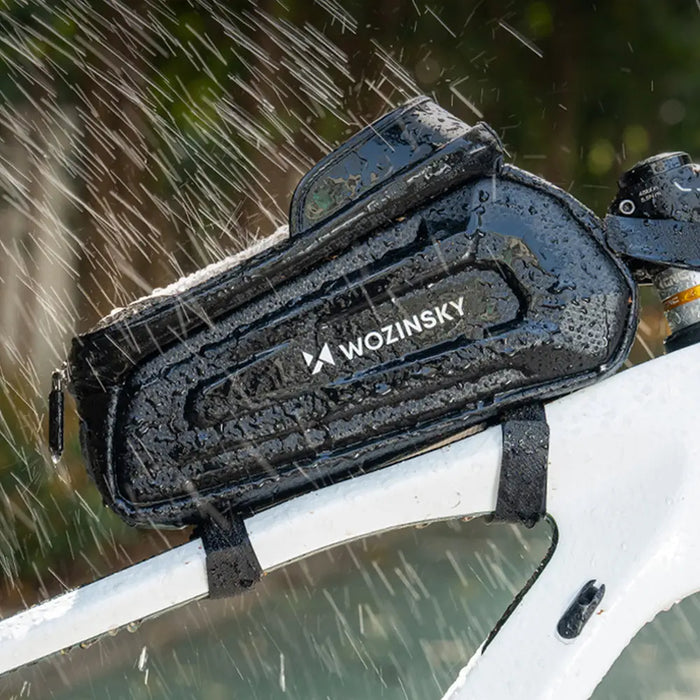 Wozinsky bicycle bag for the frame armored with a phone pocket 1.7 l - black - Sport products<<<HurtelXML