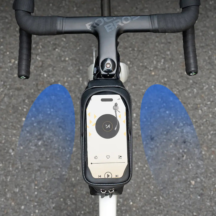 Wozinsky bicycle bag for the frame armored with a phone pocket 1.7 l - black - Sport products<<<HurtelXML