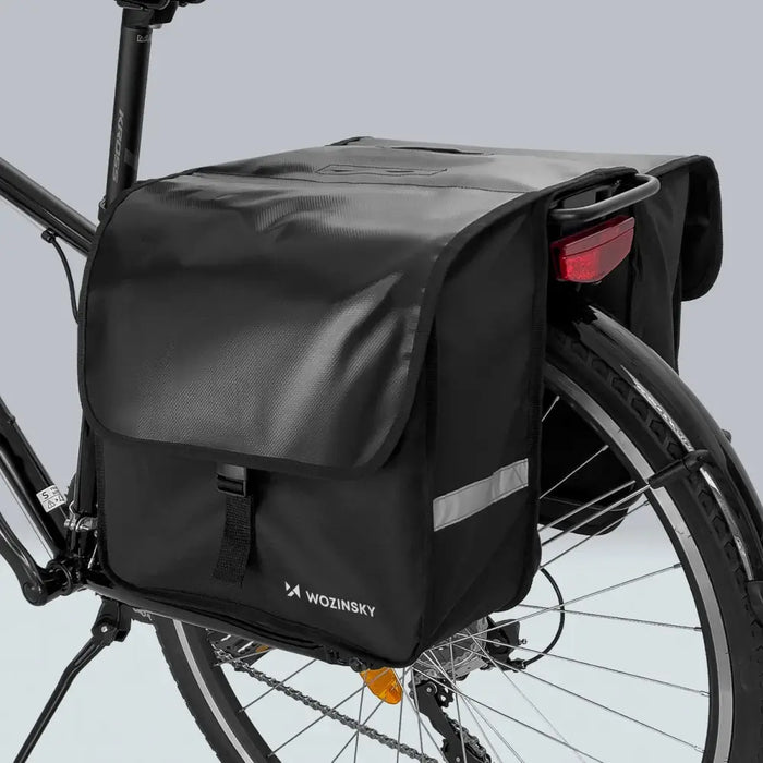 Wozinsky bicycle pannier double 28 l black (WBB34BK) - Torby rowerowe<<<HurtelXML&&&Bags and panniersSIR-TOR<<<Bicycles
