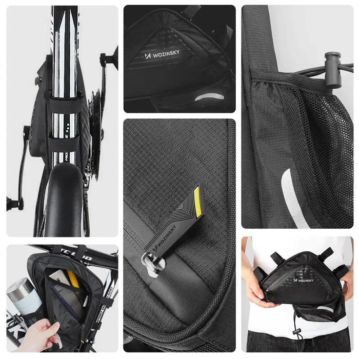 Wozinsky bike bag 1.5l under the frame black (WBB23BK) - Torby rowerowe<<<HurtelXML