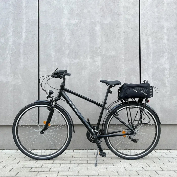 Wozinsky bike carrier bag with 9l shoulder strap (rain cover included) black (WBB22BK) - Torby rowerowe<<<HurtelXML