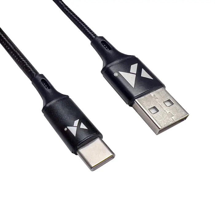 Wozinsky cable USB - USB Type C 2,4A 1m black (WUC-C1B) - Cell phone cables<<<HurtelXML