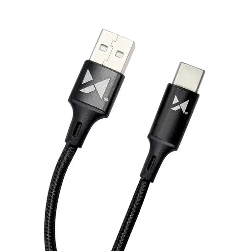 Wozinsky cable USB - USB Type C 2,4A 1m black (WUC-C1B) - Cell phone cables<<<HurtelXML