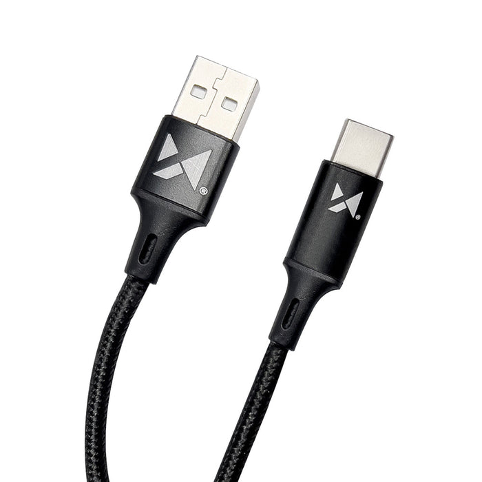 Wozinsky cable USB - USB Type C 2,4A 2m black(WUC-C2B) - Cell phone cables<<<HurtelXML