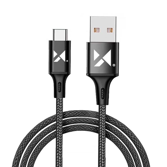Wozinsky cable USB - USB Type C 2,4A 2m black(WUC-C2B) - Cell phone cables<<<HurtelXML