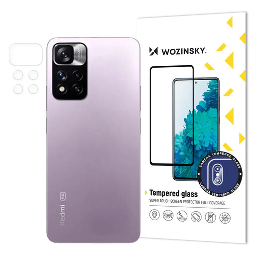 Wozinsky Camera Glass 9H Full Camera Tempered Glass for Xiaomi Redmi Note 11 Pro+ Camera - Cell phone tempered