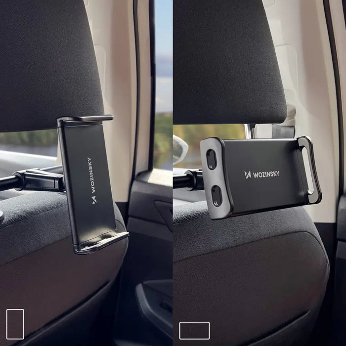 Wozinsky car headrest holder with hanger black (WTHBK2) - Uchwyty samochodowe do telefonów<<<HurtelXML