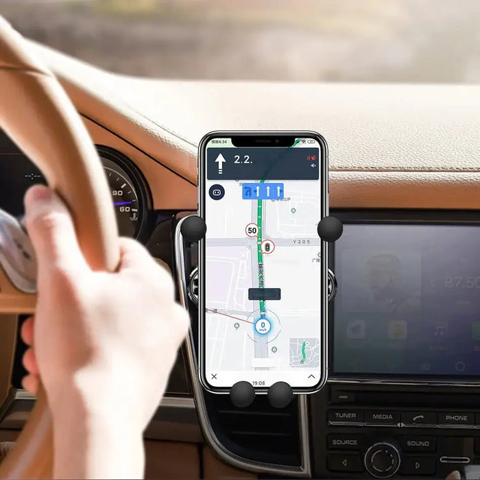 Wozinsky car phone holder gravity for ventilation grille black (WCH-05) - Uchwyty samochodowe do telefonów<<<HurtelXML