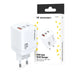 Wozinsky CGWCW 65W GaN Wall Charger USB-A / 2 x USB-C - White - Cell phone USB charger<<<HurtelXML