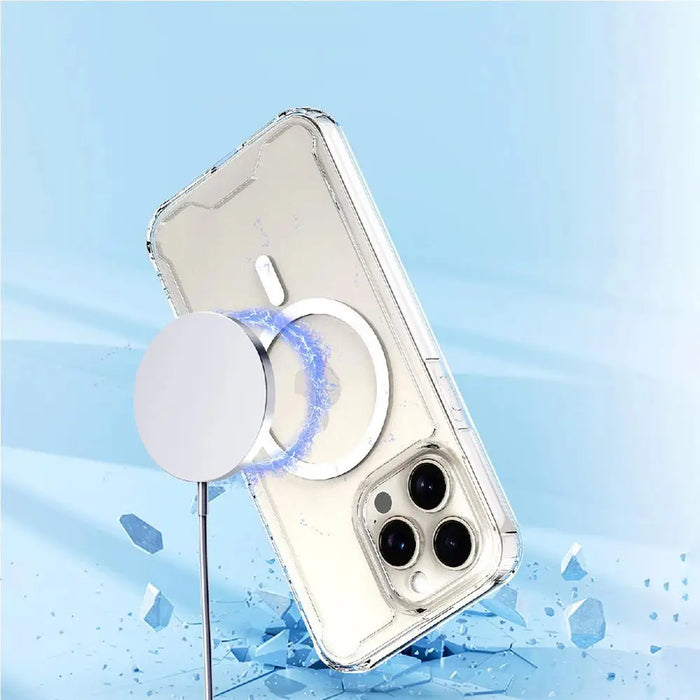 Wozinsky Clear Corner Case MagSafe for Samsung Galaxy S25 - Clear - Cell phone cases and covers<<<HurtelXML