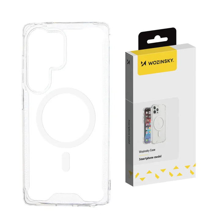 Wozinsky Clear Corner Case MagSafe Samsung Galaxy S25 Ultra Transparent - Cell phone cases and covers<<<HurtelXML