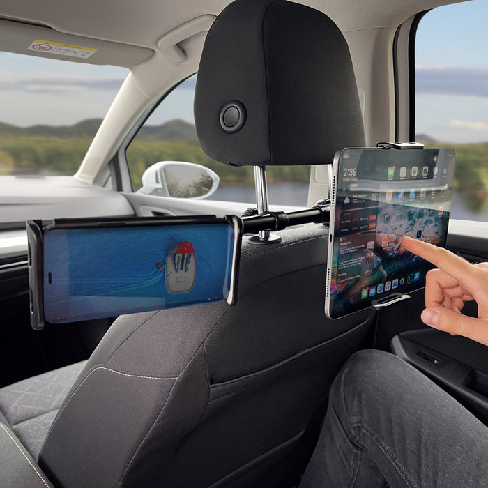 Wozinsky Double Headrest Car Phone Holder Black (WTHBK1) - Uchwyty samochodowe do telefonów<<<HurtelXML