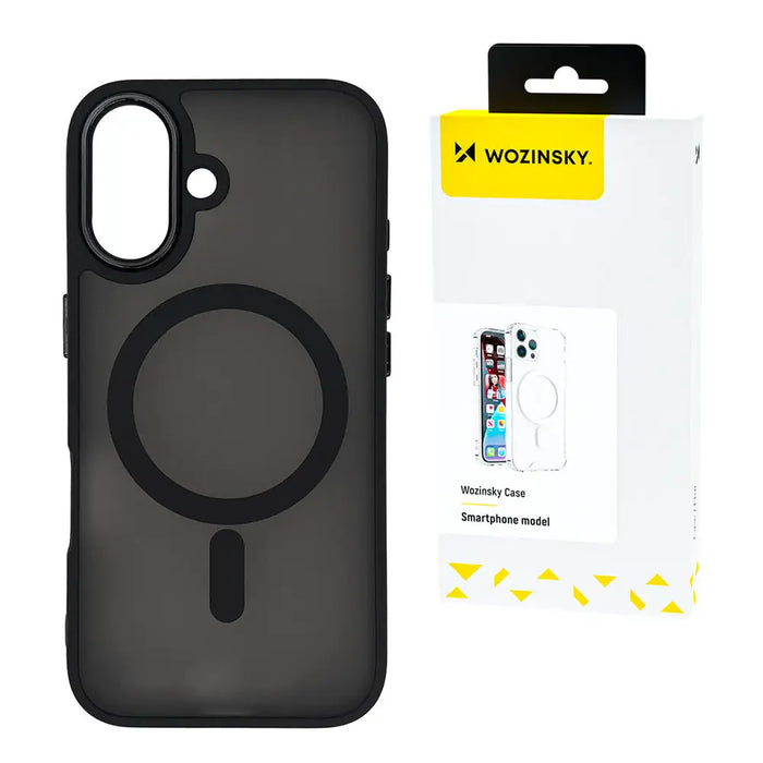 Wozinsky Fashion Case MagSafe for Samsung Galaxy S25+ - black - Cell phone cases and covers<<<HurtelXML