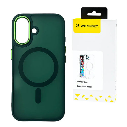 Wozinsky Fashion Case with MagSafe for Samsung Galaxy S24 FE - Green - Cell phone cases and covers<<<HurtelXML