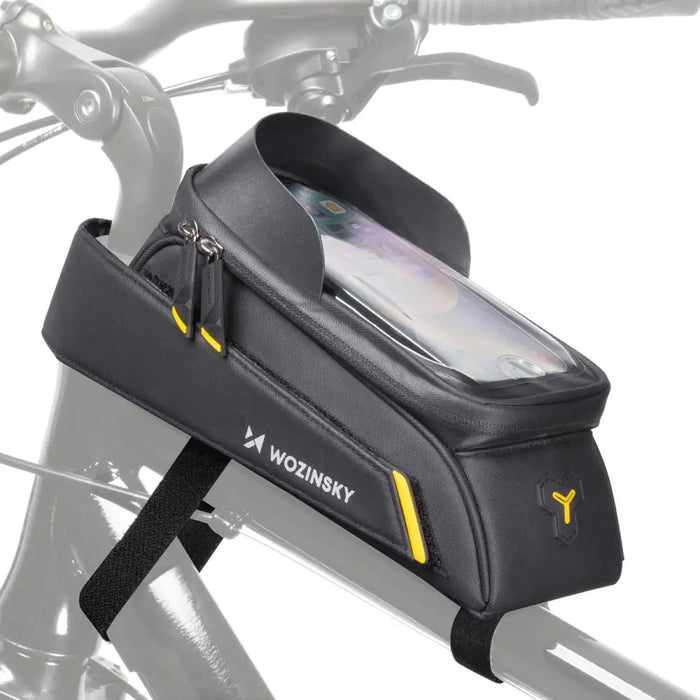 Wozinsky frame bike bag with phone case 1l black (WBB25BK) - Torby rowerowe<<<HurtelXML