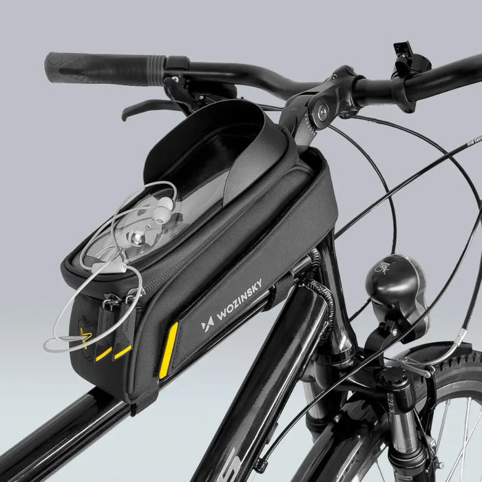Wozinsky frame bike bag with phone case 1l black (WBB25BK) - Torby rowerowe<<<HurtelXML