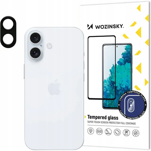 Wozinsky Full Camera Glass tempered glass for the entire camera iPhone 16e - Cell phone tempered glass<<<HurtelXML