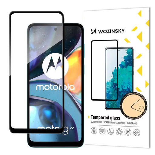 Wozinsky Full Glue Tempered Glass for Motorola Moto G22 - Cell phone tempered glass<<<HurtelXML