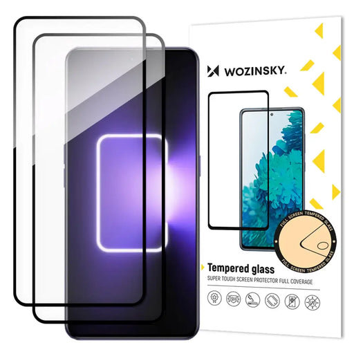 Wozinsky Full Glue Tempered Glass for Realme GT Neo 5 / Realme GT3 2-pack - Cell phone tempered glass<<<HurtelXML