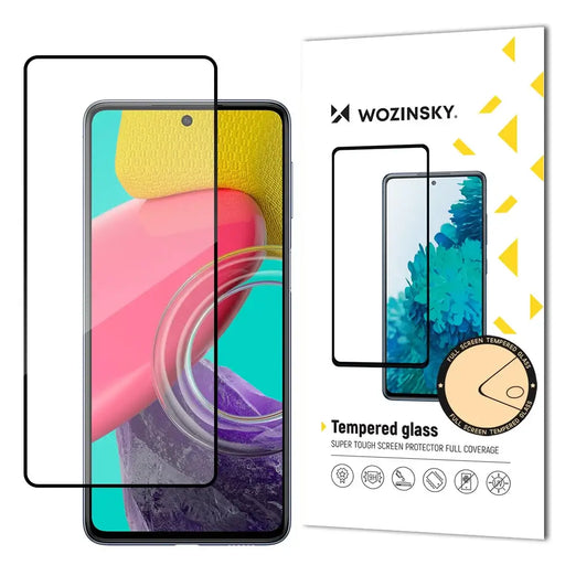 Wozinsky Full Glue Tempered Glass for Samsung Galaxy M53 5G - Cell phone tempered glass<<<HurtelXML