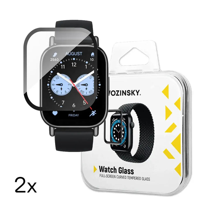 Wozinsky Full Glue Tempered Glass for Xiaomi Redmi Watch 5 Lite (2 pcs.) - Cell phone tempered glass<<<HurtelXML