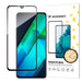 Wozinsky Full Glue Tempered Glass Infinix Note 12 G96 Full Screen Protector Black (case friendly) - Cell phone tempered