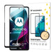 Wozinsky Full Glue Tempered Glass Motorola Moto G200 5G 9H Full Screen Tempered Glass with Black Frame - Cell phone
