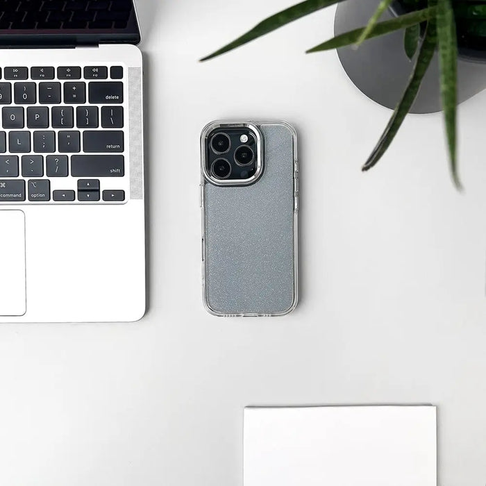 Wozinsky Glitter Case for Samsung Galaxy S24 FE - transparent with glitter - Cell phone cases and covers<<<HurtelXML