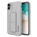 Wozinsky Kickstand Case iPhone 11 Pro Max Silicone Case with Stand Gray - Cell phone cases and covers<<<HurtelXML