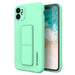 Wozinsky Kickstand Case iPhone 12 mini silicone case with stand mint - Cell phone cases and covers<<<HurtelXML