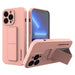 Wozinsky Kickstand Case iPhone 13 Pro Silicone Case with Stand Pink - Cell phone cases and covers<<<HurtelXML