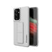 Wozinsky Kickstand Case Silicone Stand Cover for Samsung Galaxy S21 Ultra 5G Gray - Cell phone cases