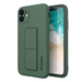 Wozinsky Kickstand Case silicone case with stand for iPhone 11 Pro dark green - Cell phone cases and covers<<<HurtelXML