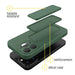 Wozinsky Kickstand Case silicone case with stand for iPhone 11 Pro dark green - Cell phone cases and covers<<<HurtelXML