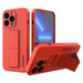Wozinsky Kickstand Case silicone case with stand iPhone 13 Pro red - Cell phone cases and covers<<<HurtelXML