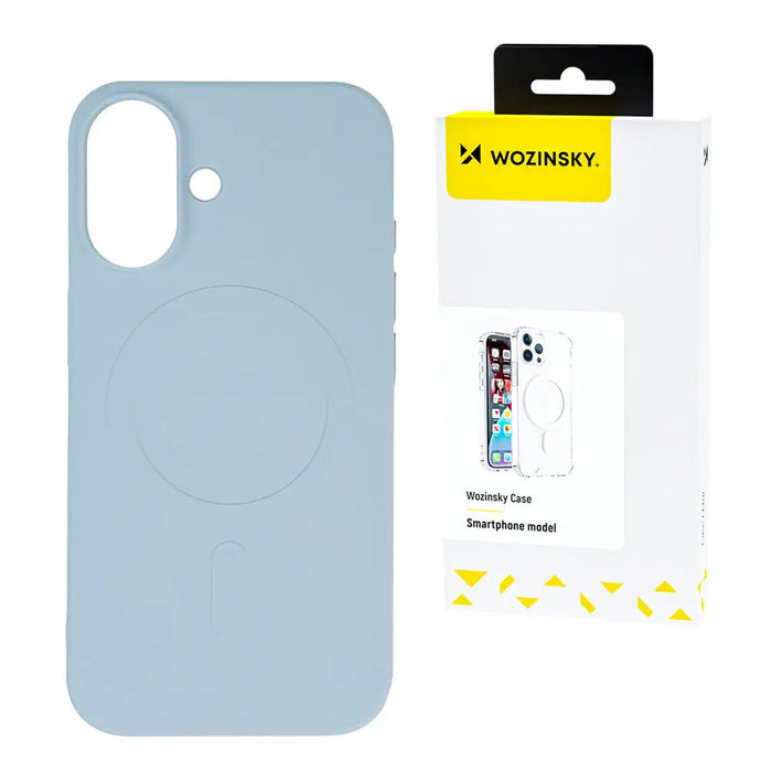 Wozinsky Liquid Silicone Case MagSafe for Samsung Galaxy S24 FE - light blue - Cell phone cases and covers<<<HurtelXML