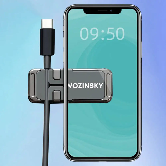 Wozinsky Magnetic Phone Holder with Cable Organizer (WMCDO-B1) - Uchwyty samochodowe do telefonów<<<HurtelXML