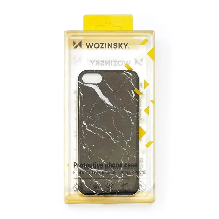 Wozinsky Marble TPU case cover for iPhone 12 Pro Max black - Cell phone cases and covers<<<HurtelXML