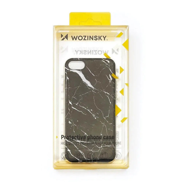 Wozinsky Marble TPU case cover for iPhone 13 Pro Max black - Cell phone cases and covers<<<HurtelXML