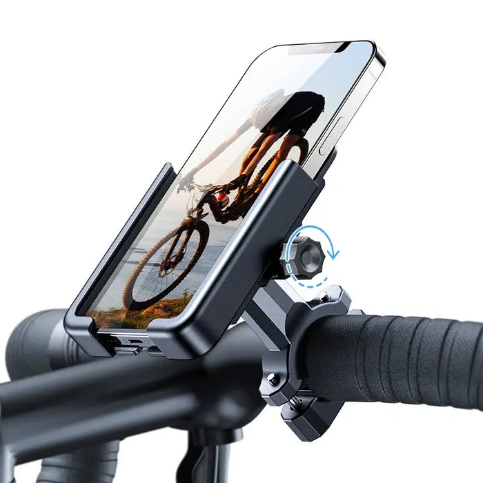Wozinsky metal bicycle phone holder scooters black (WBHBK3) - Sport products<<<HurtelXML