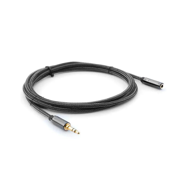 Wozinsky mini jack extension cable (female-male) AUX extension 3 m black - Audio cables<<<HurtelXML