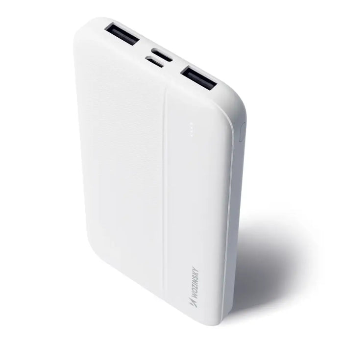 Wozinsky powerbank Li-Po 10000mAh 2 x USB white (WPBWE1) - Powerbanks<<<HurtelXML