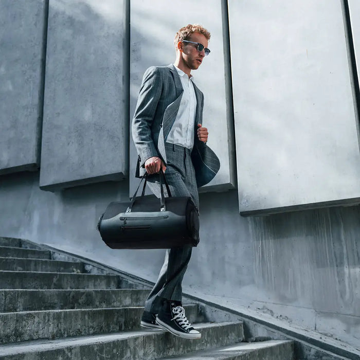 Wozinsky Premium Suit Travel Bag with Wet Pocket (45L) - Black - Laptop bags<<<HurtelXML